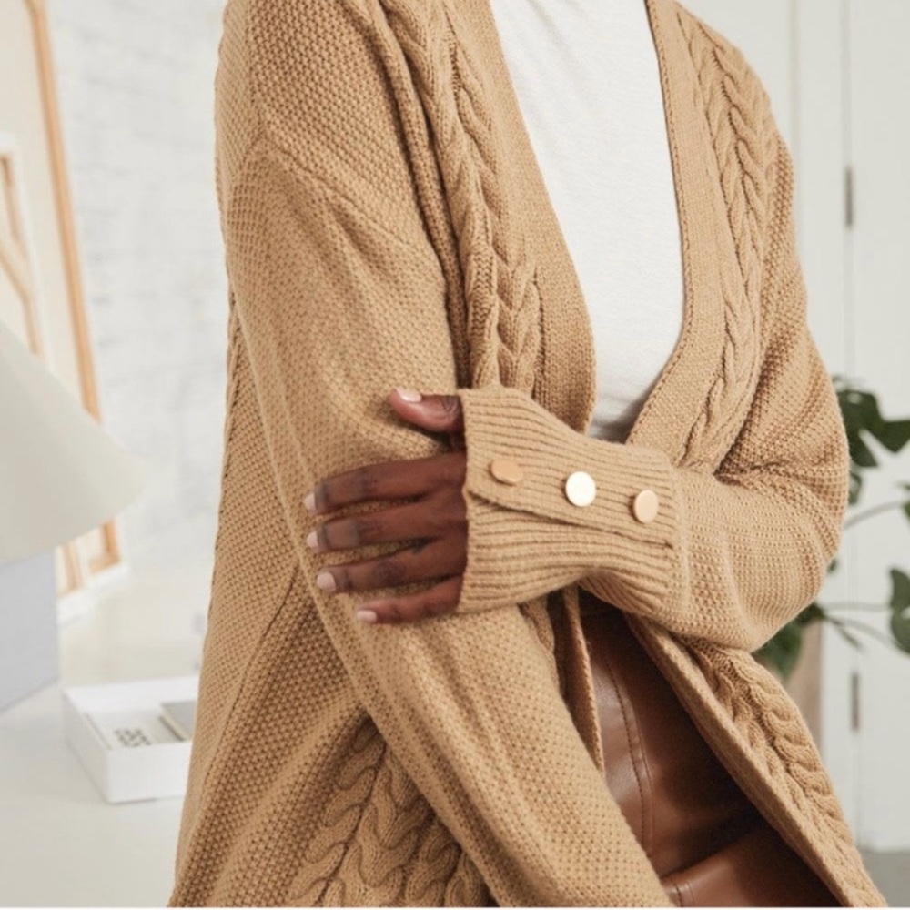 RW&Co long knit cardigan size M